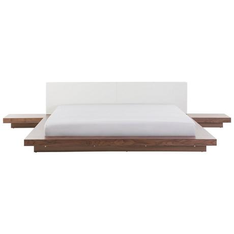 Beliani Bett mit Lattenrost aus MDF-Platte Modern ZEN  