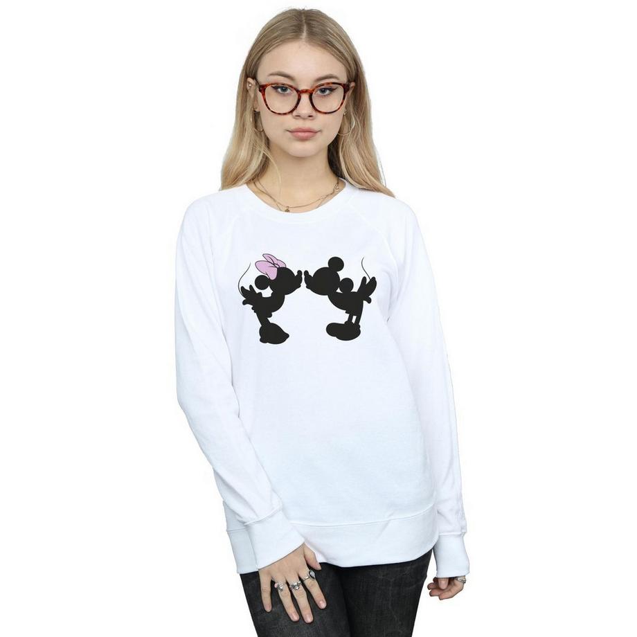 Disney Mickey et Minnie Kissing Sweatshirt imprimé  