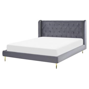 Letto con rete a doghe en Velluto Moderno FORBACH