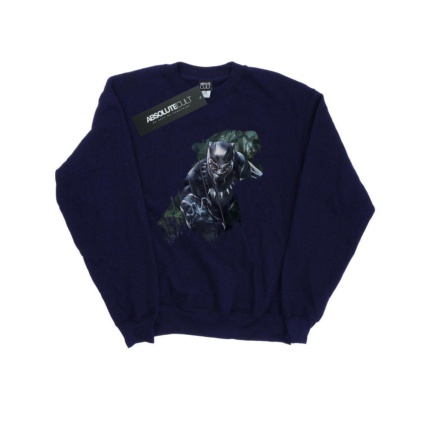 Image of Black Panther Wild Silhouette Sweatshirt Damen Marine M