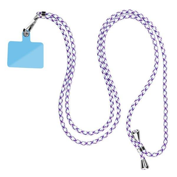 Image of Universelle Handykette Weiß / Violett