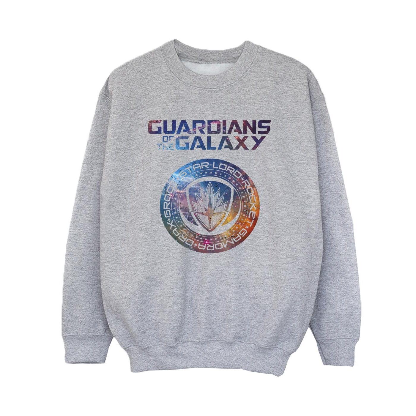 Image of Guardians Of The Galaxy Stars Fill Logo Sweatshirt Jungen Grau 140/146