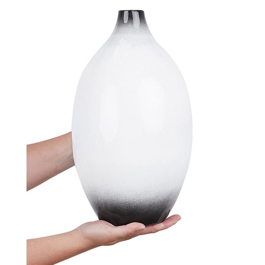 Beliani Dekovase aus Terrakotta Skandinavisch BAEZA  