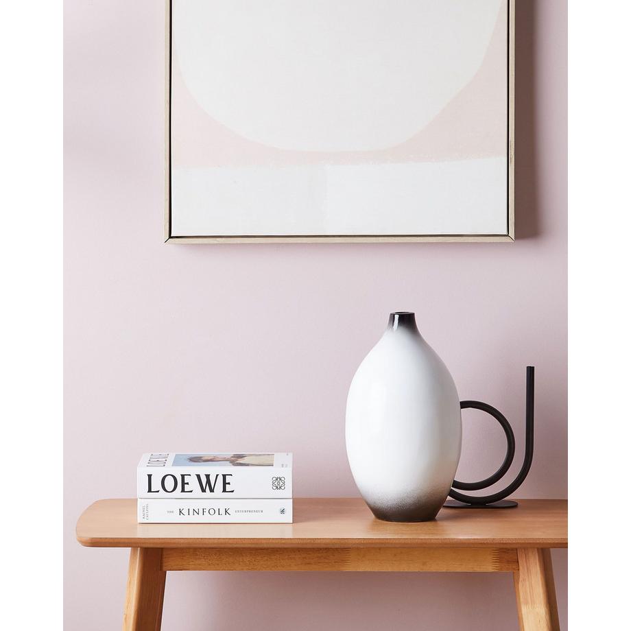 Beliani Dekovase aus Terrakotta Skandinavisch BAEZA  