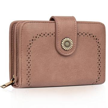 Brieftasche Große Kapazität PU-Leder Vintage Brieftasche