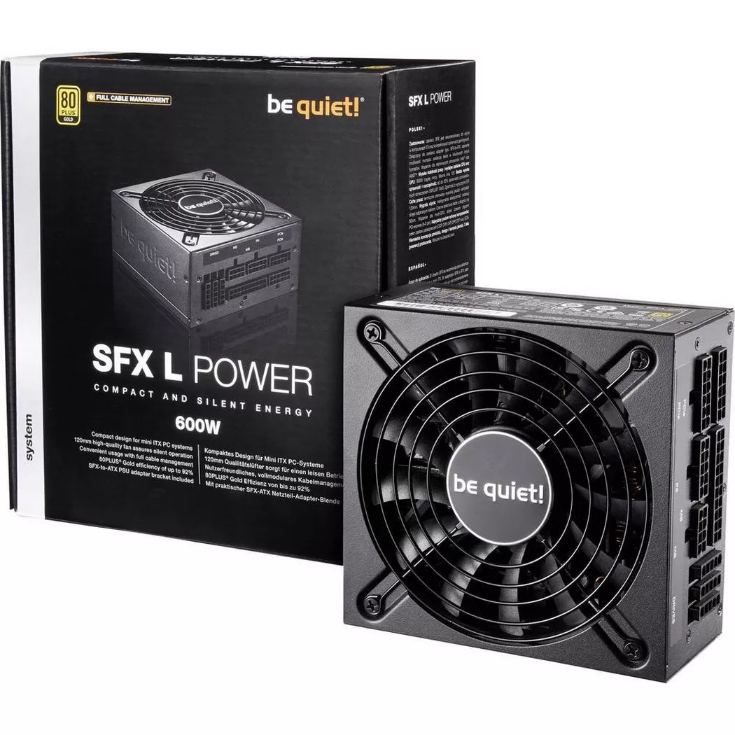 be quiet! SFX-L Power 600 W | Alimentation, 80 Plus Gold
