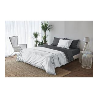 Living Home Uni Satin Doubleface Kissenbezug  