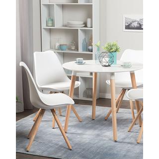 Beliani Set di 2 sedie da pranzo en Materiale sintetico Scandinavo DAKOTA  