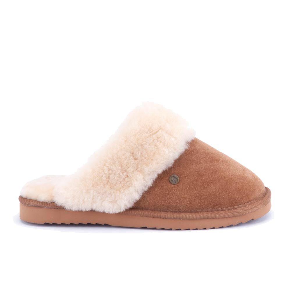 Image of Flurry - Wildleder Flip Flop Damen Braun 37