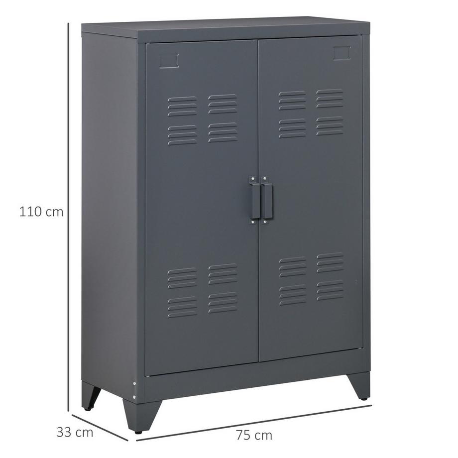 HOMCOM Armoire de rangement  
