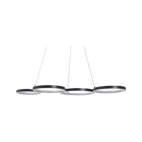 Beliani Lampe suspension en Aluminium Moderne PIBOR  