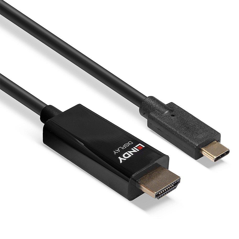 LINDY  Videokabel-Adapter 10 m USB Typ-C HDMI Typ A (Standard) 