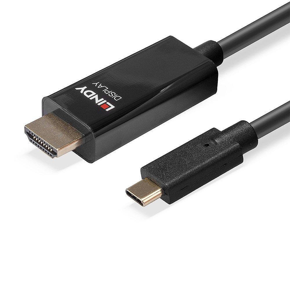 LINDY  Videokabel-Adapter 10 m USB Typ-C HDMI Typ A (Standard) 