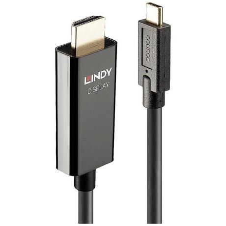 LINDY  Videokabel-Adapter 10 m USB Typ-C HDMI Typ A (Standard) 