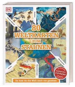 80 Weltkarten zum Staunen Kein Autor Gebundene Ausgabe 