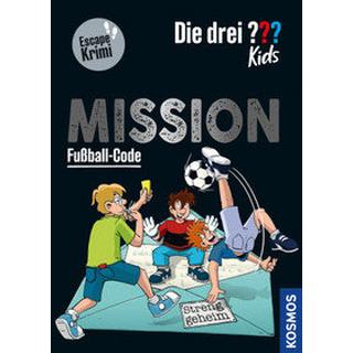 Die drei ??? Kids, Mission Fußball-Code Schiefelbein, Nina; Armbruster, Marco (Illustrationen) Gebundene Ausgabe 