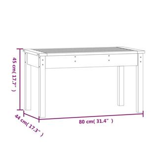 VidaXL Banc de jardin bois de douglas  