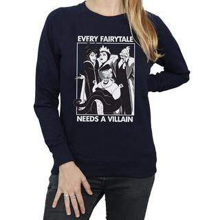 Disney PRINCESS  Every Fairy Tale Needs A Villain Sweatshirt 