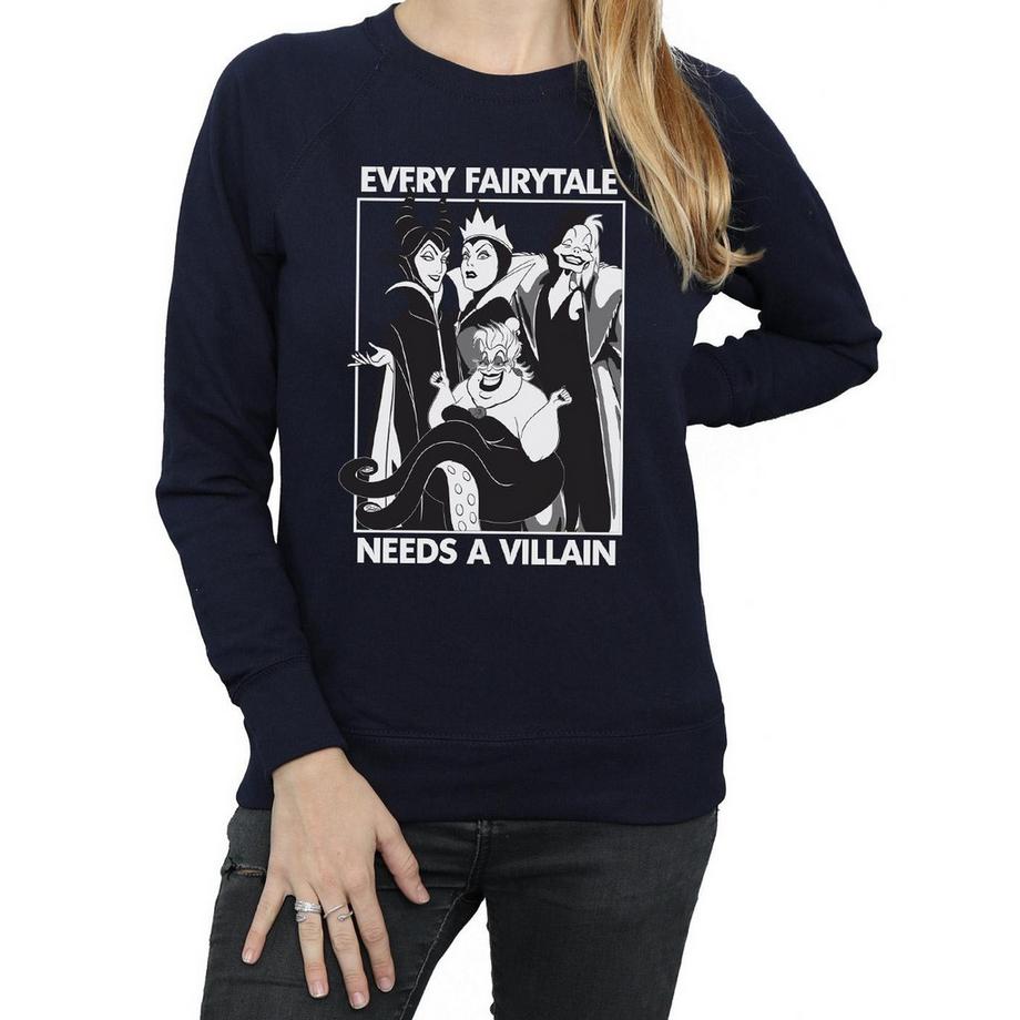 Disney PRINCESS Every Fairy Tale Needs A Villain Sweatshirt  