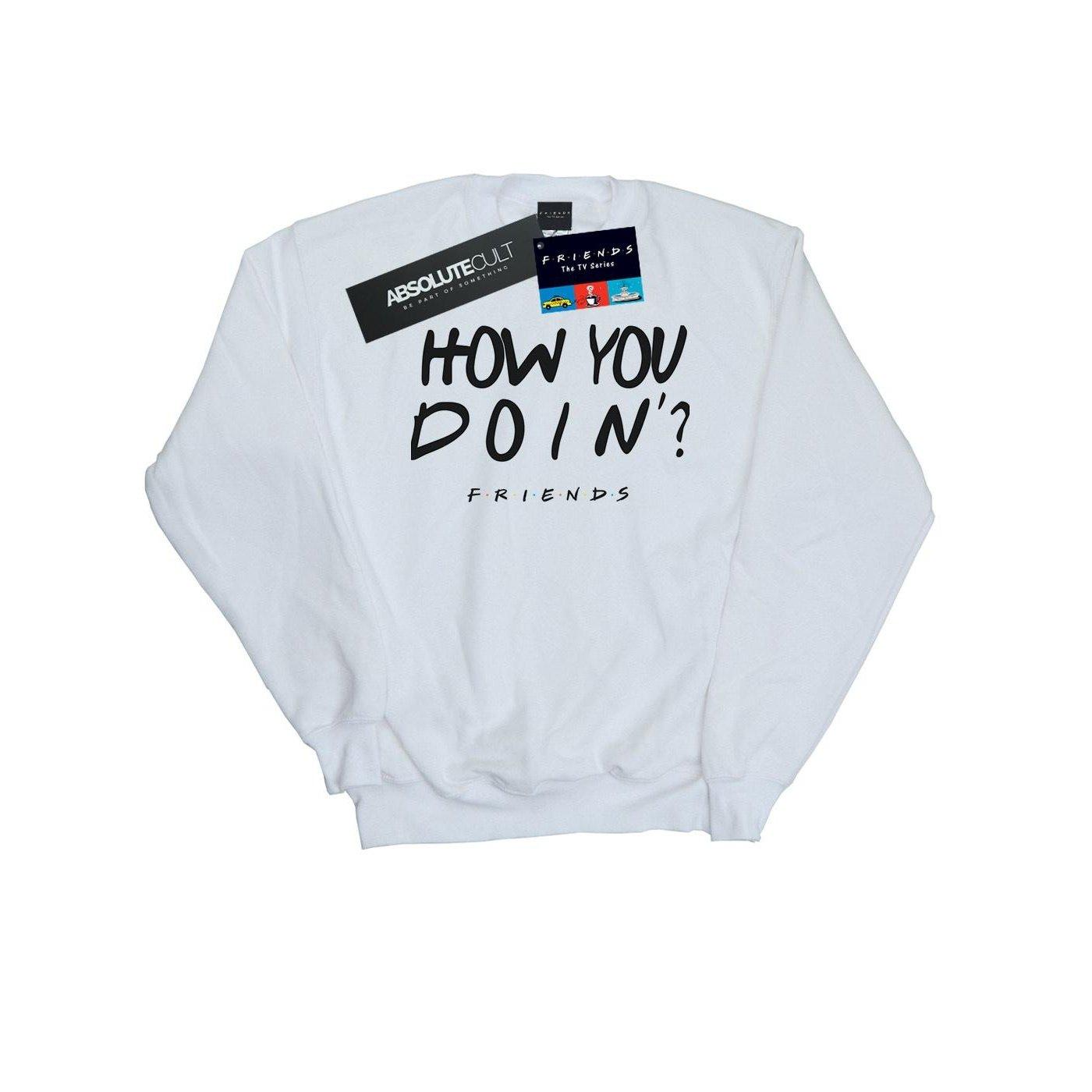 Image of How You Doin? Sweatshirt Damen Weiss S