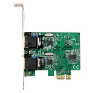 STARTECH.COM  2 Port Low Profile PCI Express Gigabit Ethernet Netzwerkkarte - PCIe Server Adapter 