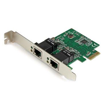 Adattatore Scheda di Rete Ethernet Gigabit PCI express PCIe NIC a 2 porte RJ45 da 1 Gbps