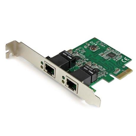 STARTECH.COM  Adattatore Scheda di Rete Ethernet Gigabit PCI express PCIe NIC a 2 porte RJ45 da 1 Gbps 