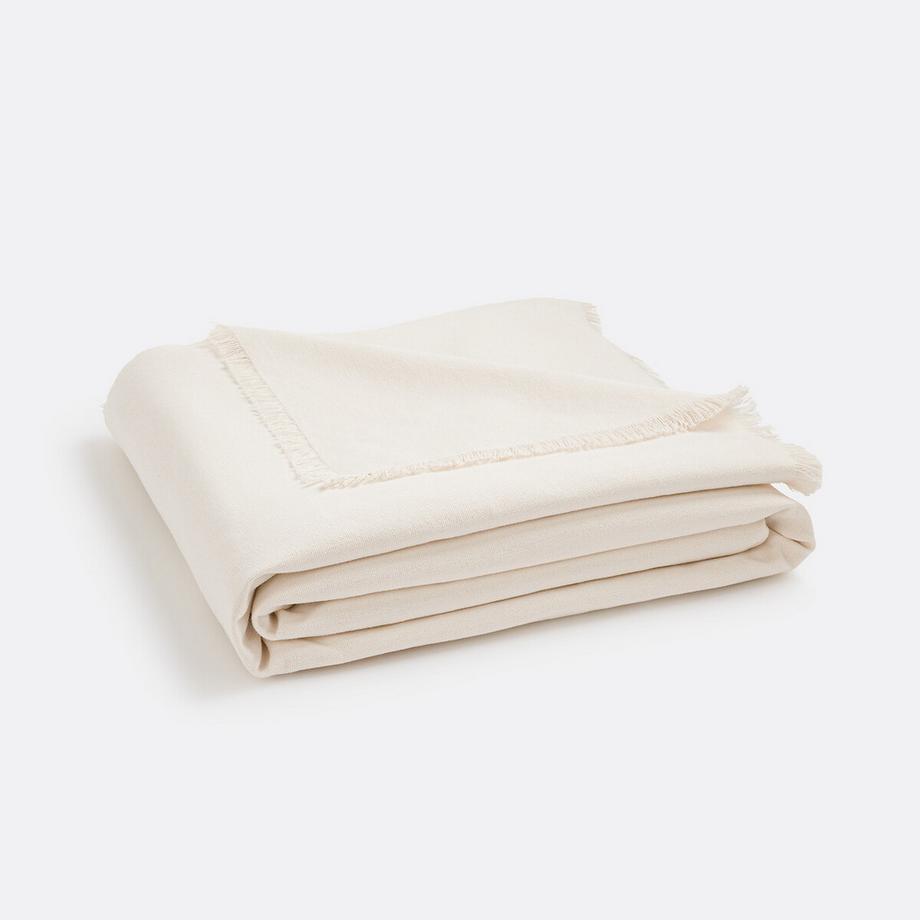 La Redoute Intérieurs Coperta Panama con Frange  