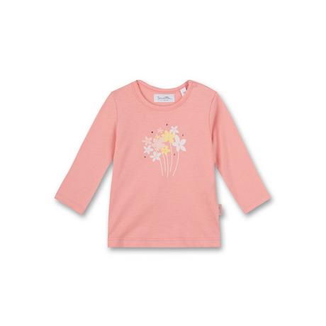 Sanetta Fiftyseven  Baby Mädchen-Shirt langarm Blume rosa 