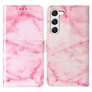 Cover-Discount  Galaxy S24 - Leder Etui Hülle Marble 