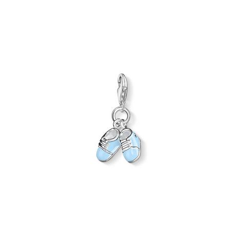 Thomas Sabo  Charm Blau Babyschuhe 