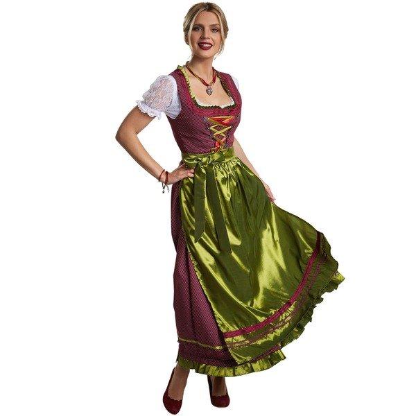 Image of Frauenkostüm Maxi-Dirndl Ruhpolding Modell 2 Grün