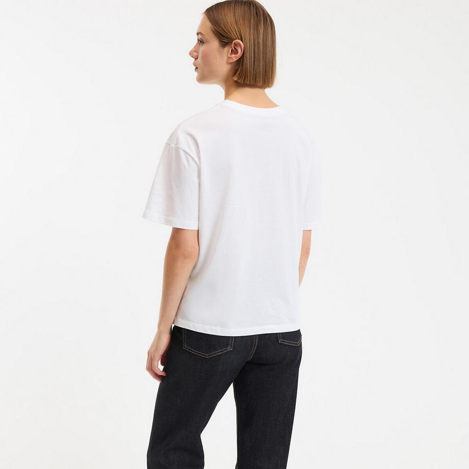 La Redoute Collections T-shirt col rond manches courtes  