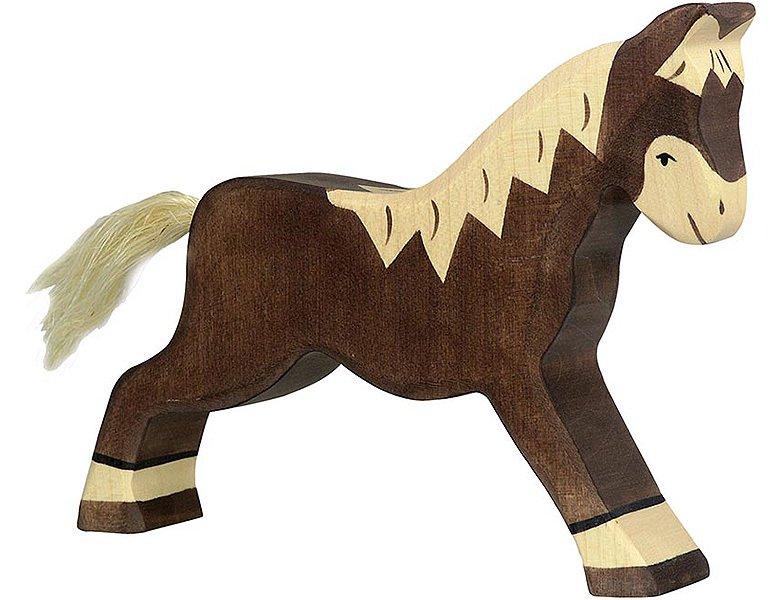 Holztiger  Holztiger Horse, running, dark brown 