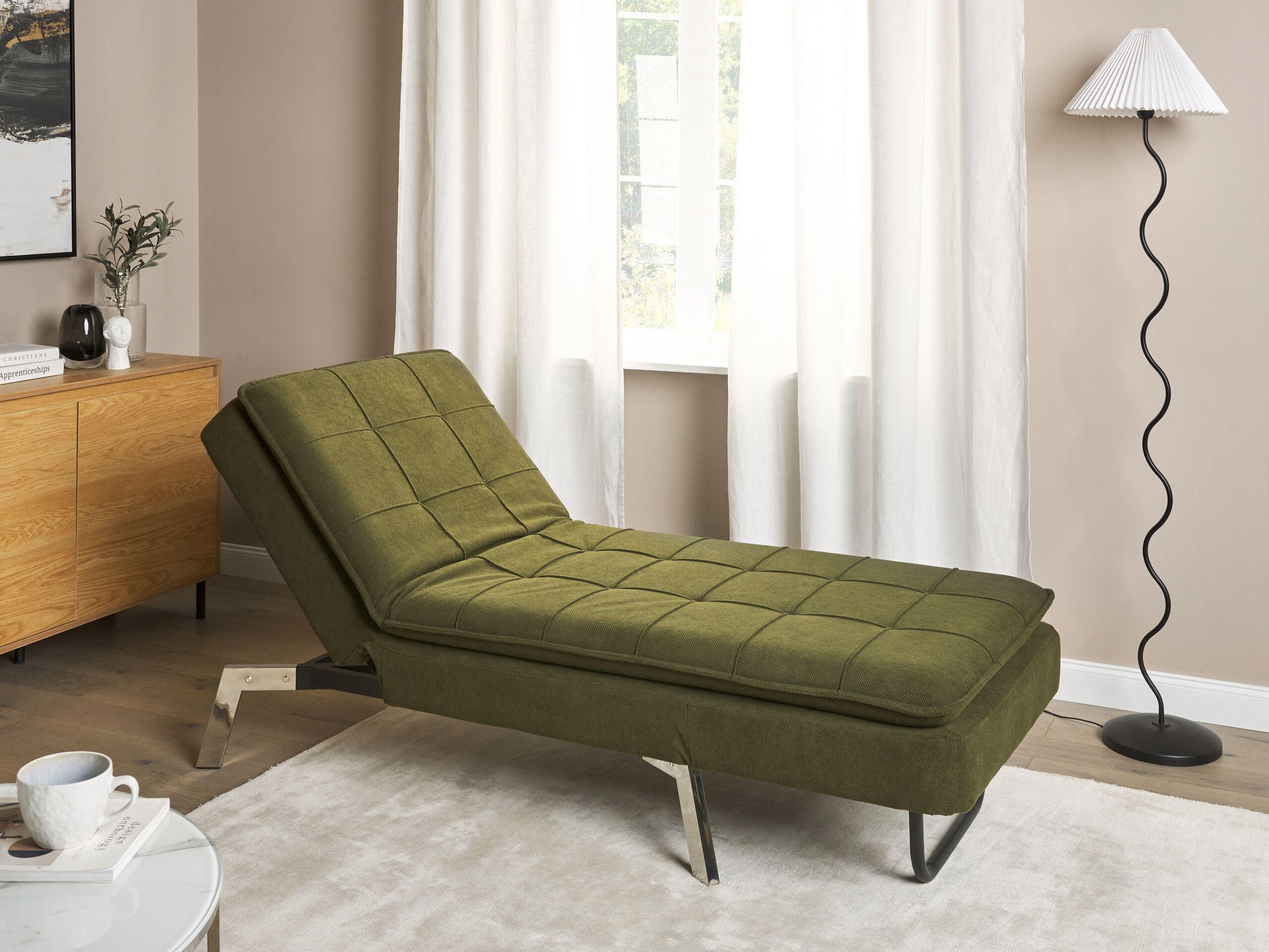 Beliani Chaiselongue aus Polyester Modern LOIRET  