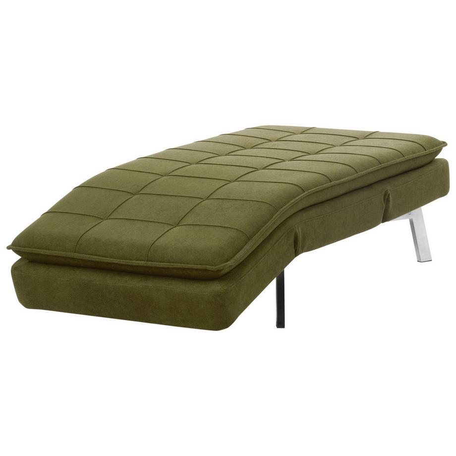 Beliani Chaise longue en Tissu Moderne LOIRET  