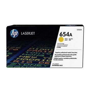 HP Toner-Modul 654A yellow CF332A CLJ Enterprise M651 15'000 S.