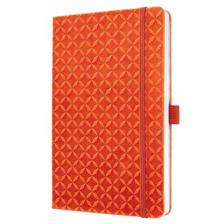 Sigel Notizbuch Jolie - liniert - ca. A5 - orange - Hardcover - FSC-zertifiziert  