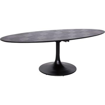 Table à manger Blax noire ovale 250