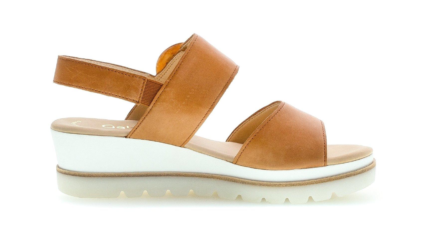 Image of Wildleder Sandale Damen Braun 44