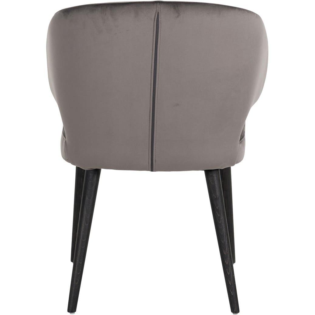 mutoni Chaise noire gris indigo  