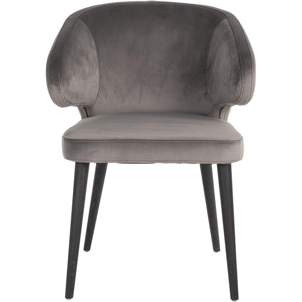 mutoni Chaise noire gris indigo  