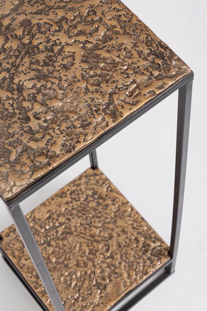 mutoni Table d&#039;appoint Mysore or (set de 2)  