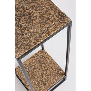 mutoni Table d&#039;appoint Mysore or (set de 2)  