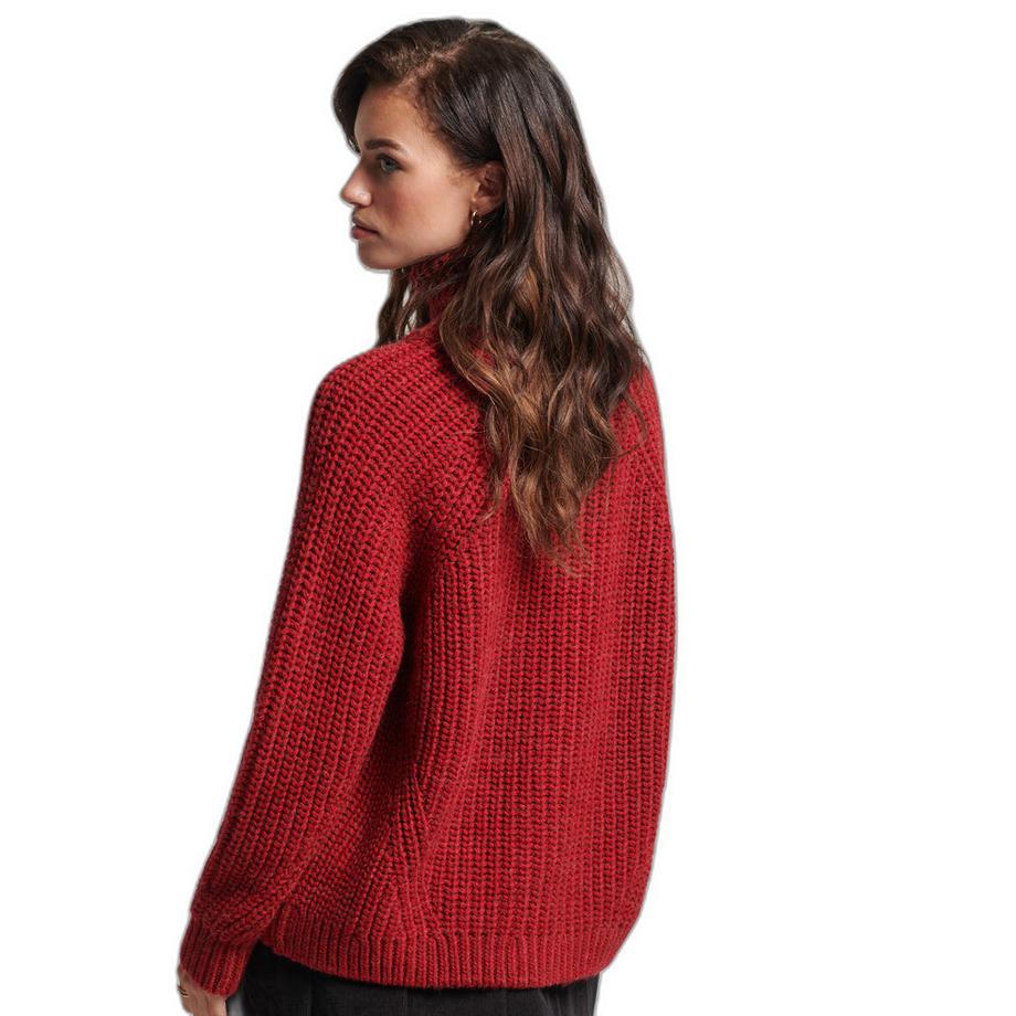 Superdry Pullover ample à col roulé et surpiqûres  