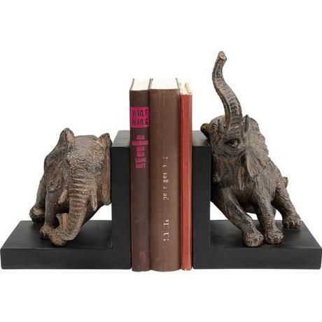 KARE Design Fermalibri Elephants 42 (set di 2)  