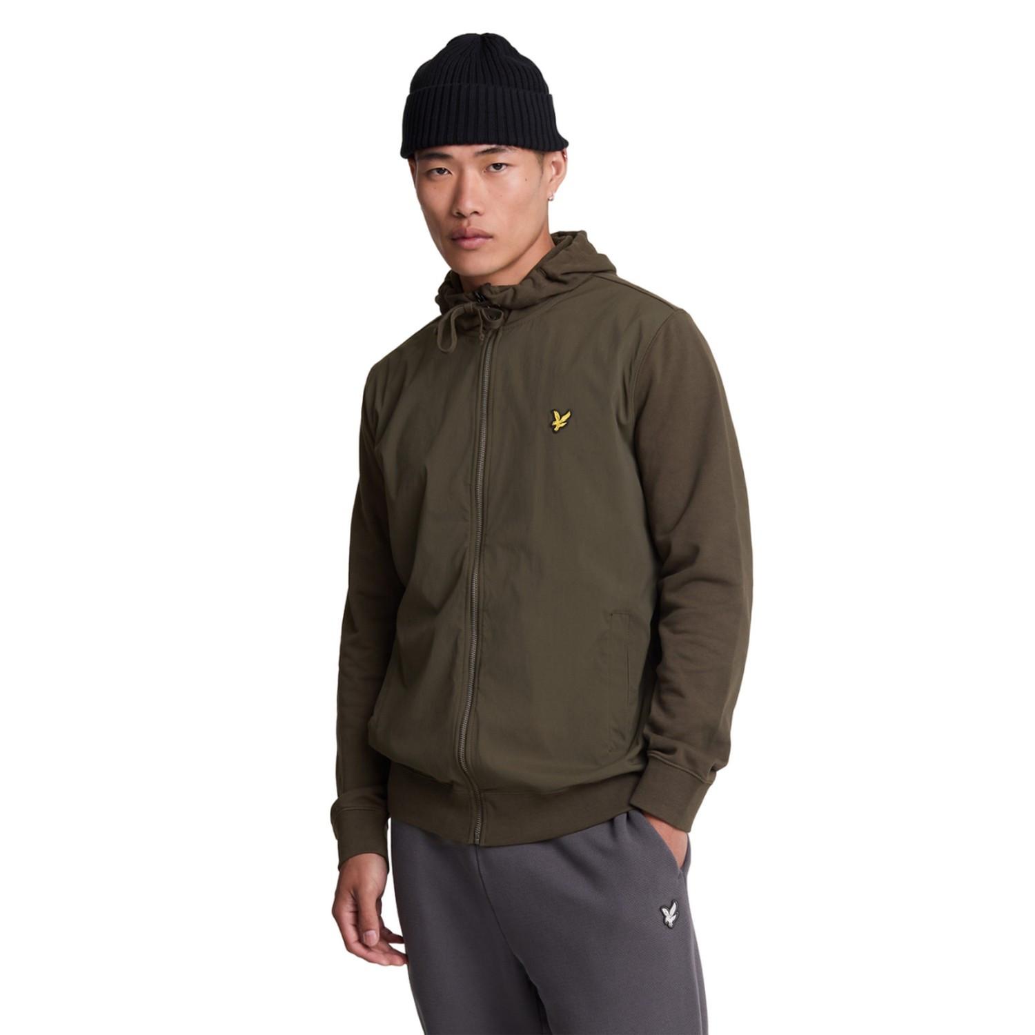 LYLE & SCOTT  Hoodie mit durchgehendem Reißverschluss Hybrid 