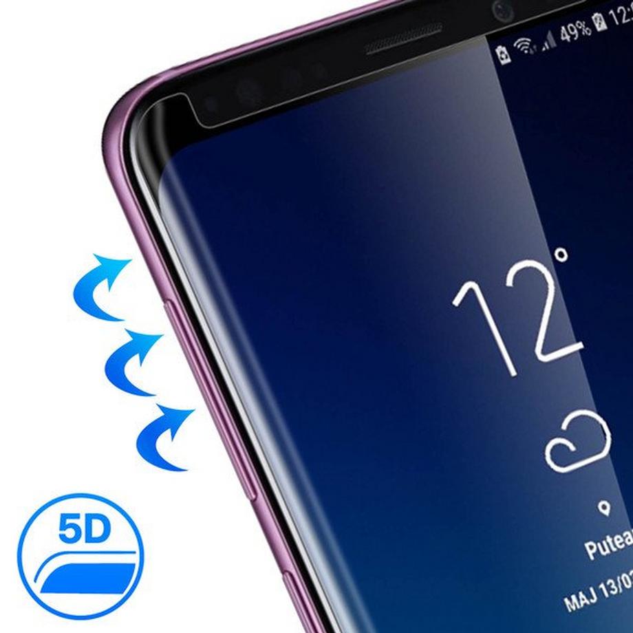 Avizar  Film verre 5D Full Cover Noir Galaxy S9 