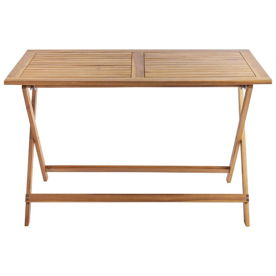 Beliani Gartentisch aus Akazienholz Mediterran PROSSEDI  