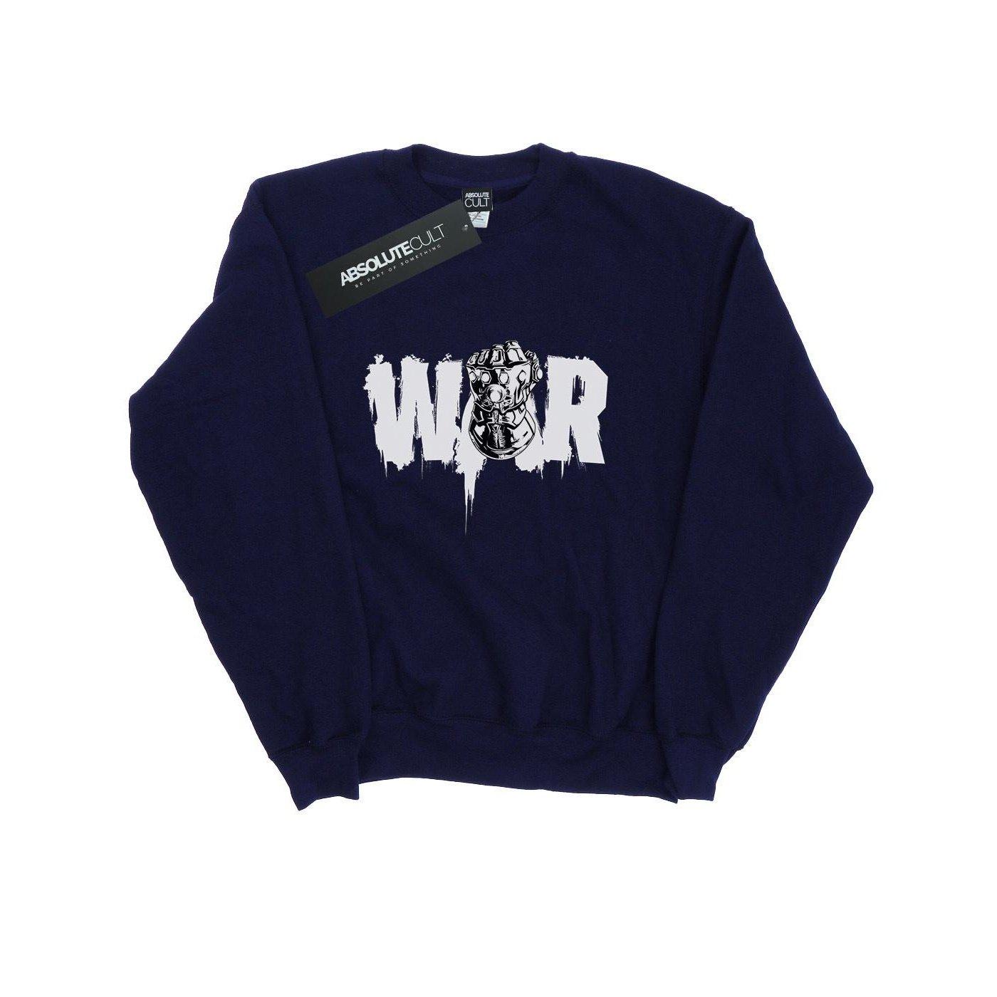 Image of Avengers Infinity War Fist Sweatshirt Herren Marine 3XL